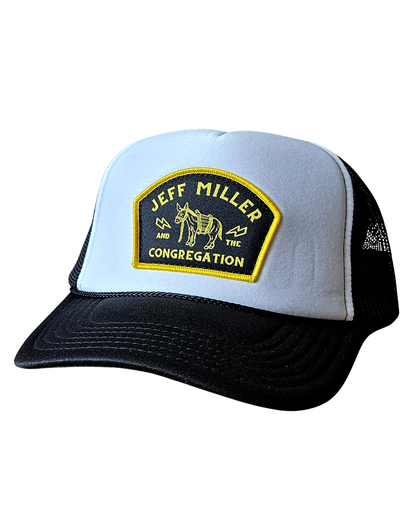 Trucker Black/White Foam (Donkey)