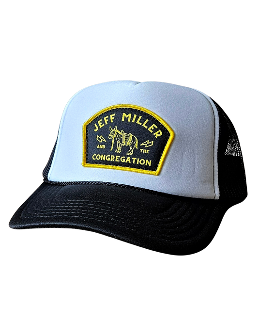 Trucker Black/White Foam (Donkey)