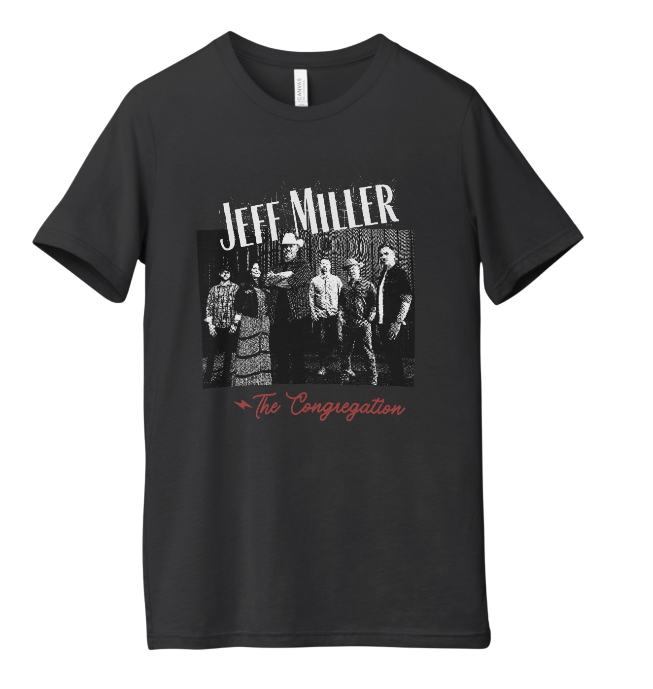 T-shirt- Black- Band Photo