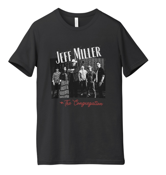T-shirt- Black- Band Photo