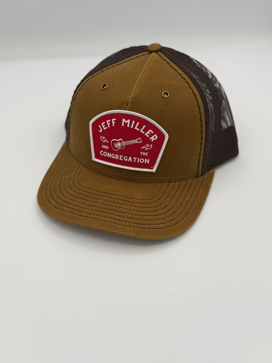 HAT- Waxed Canvas/MESH - TAN