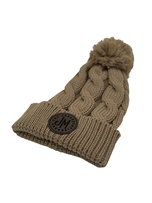 Beanie Pom (Oatmeal)